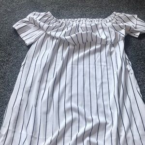 Black and White striped shirt
